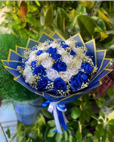 Renkli Gül Buketi
